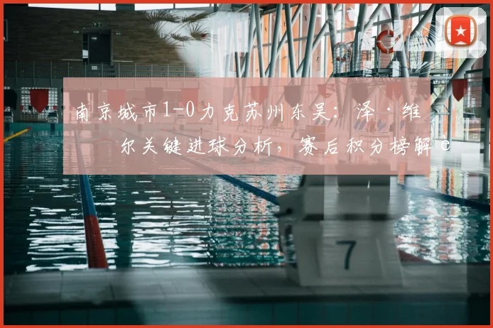 南京城市1-0力克苏州东吴:泽·维托尔关键进球分析,赛后积分榜解读